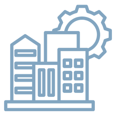 decorative business center icon