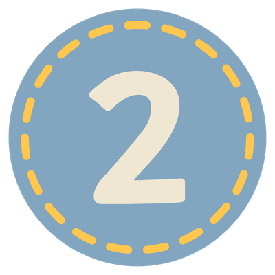decorative number two icon
